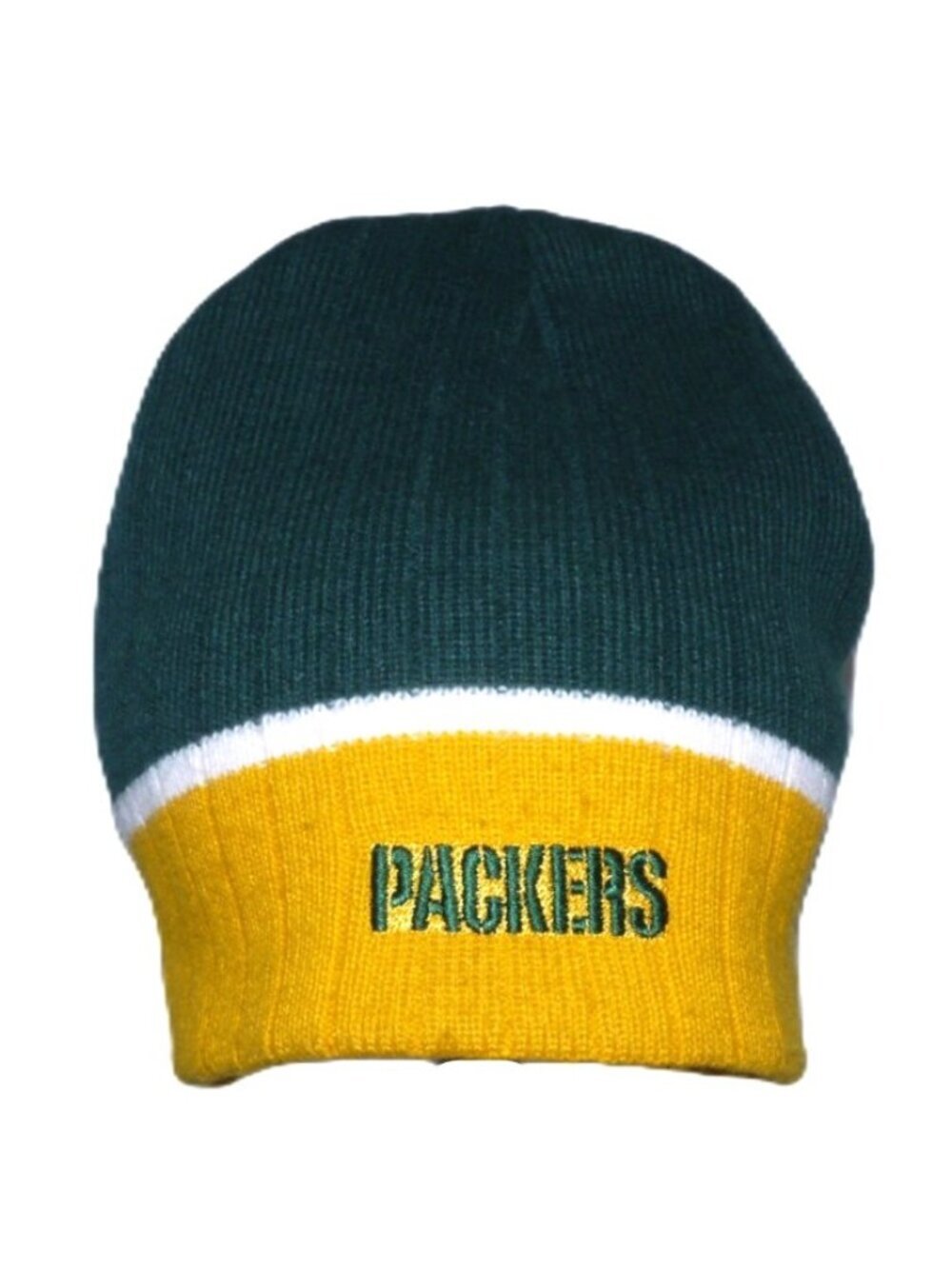 Green Bay Packers NFL 100% acrylic thicker knit winter beanie hat cap Adult size